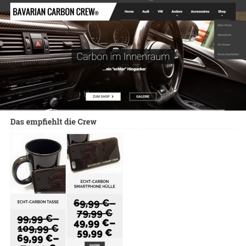 Bavarian Carbon Crew   Dein Online Shop für ECHT Carbon